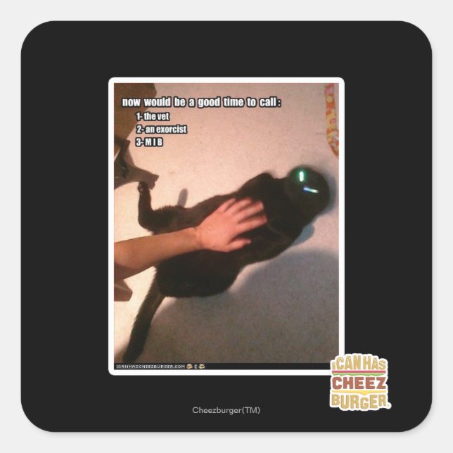 Call MIB Square Sticker (Front)