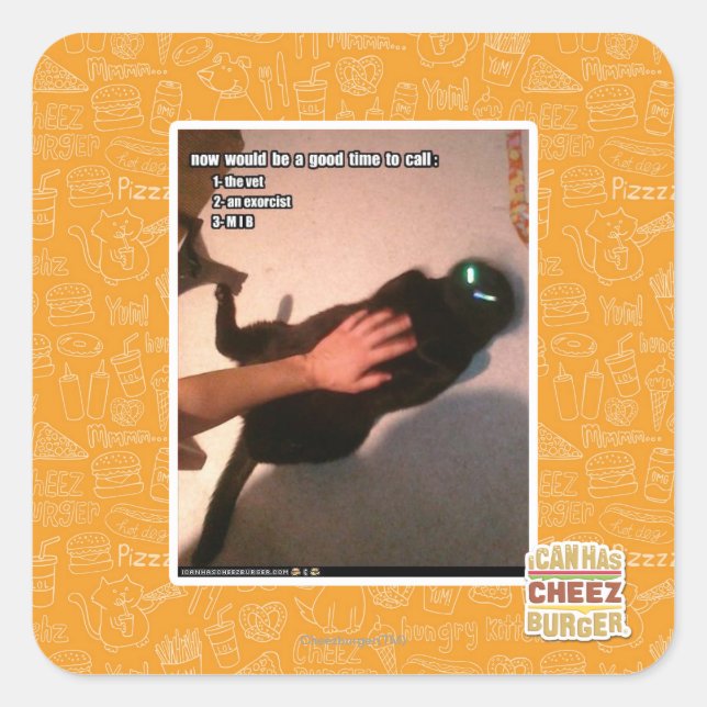 Call MIB Square Sticker (Front)