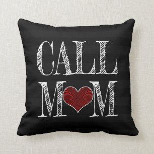 CALL MOM REMINDER (Stripes) Cushion