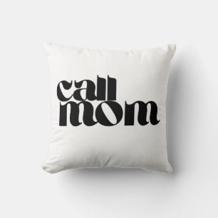 Call Mum Dorm Throw Pillow