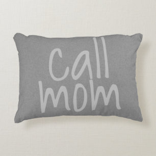 Call Mum Text Mum Throw Pillow