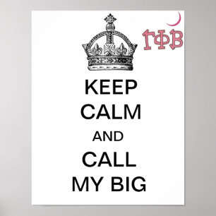 Call My Big Poster