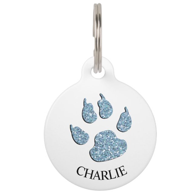 Call my Mum - Blue Alert Dog Tag Message (Front)