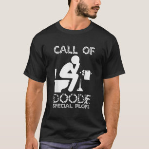 Call Of Doodie Special Plops Funny Nerd Gamer Desi T-Shirt