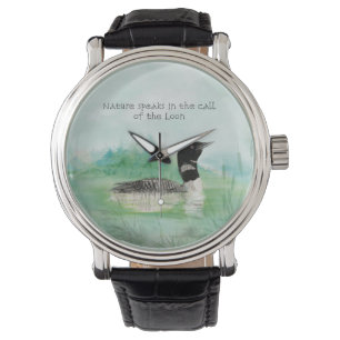 Call of the Loon Quote About Nature Bird Art Watch