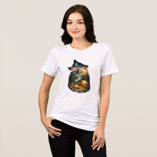 Call of the Wild-Camping Adeventure Tri-Blend Shirt