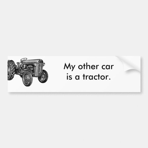 Image of Call of the Wild Tractor Custom Bumper Sticker