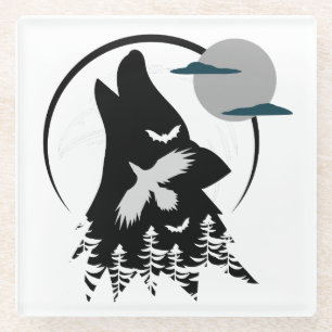 Call of the wild.w glass coaster