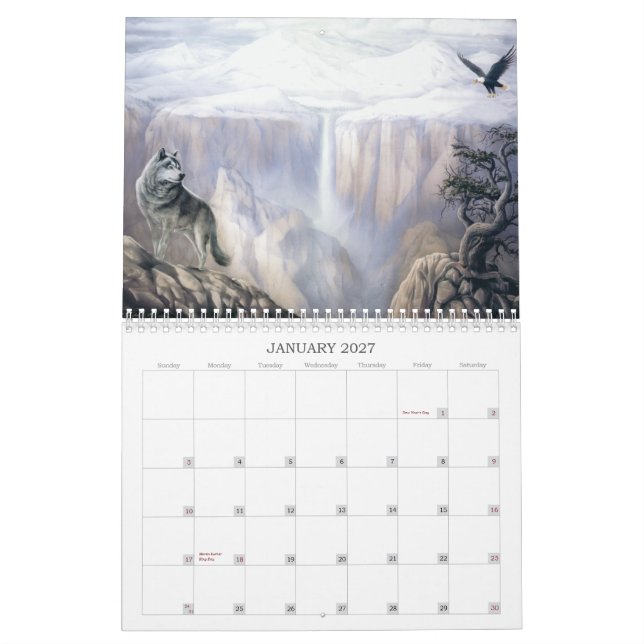Call of Wolf Calendars (Jan 2027)