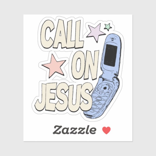 Call on Jesus – Retro Faith Design (Sheet)
