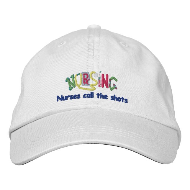 Call Shots Nurse Embroidered Hat (Front)