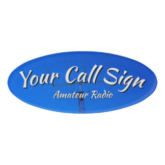 Call Sign Antenna Name Tag