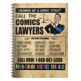 "Call the Comics Lawyers" Notebook 