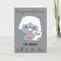 call to the bar congratulations cards