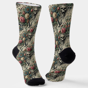 Call to the Night Gallery – Gothic Tapestry Socks