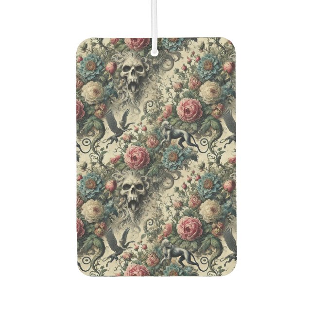 Call to the Night Gallery – Gothic Victorian Car Air Freshener (Front)