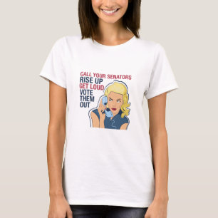 Call Your Senators Feminist Democrat Women's T-Shirt