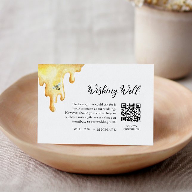 CALLA Bee Wishing Well, Honeymoon Fund QR Card (Creator Uploaded)