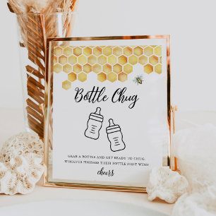CALLA Bottle Baby Shower Game Poster