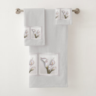 Calla Bouquet Bath Towel Set