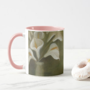 Calla Cut Flowers In A Vase Artistic Still Life Mug