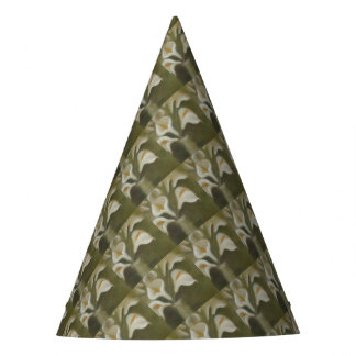 Calla Cut Flowers In A Vase Artistic Still Life Party Hat