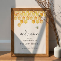 CALLA Honey Bee Bridal Shower Welcome