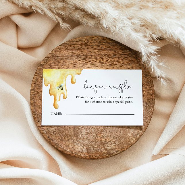 CALLA Honey Bee Diaper Raffle Ticket Enclosure Card (Creator Uploaded)