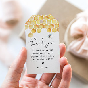 CALLA Honeycomb Bee Favour Tag