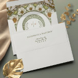 Calla Lilies Art Nouveau Vintage Envelope<br><div class="desc">Wrap your wedding invitation in an envelope as elegant as its message. Our Calla Lily Art Nouveau Wedding Envelopes are a perfect harmony of tradition and aesthetics, inspired by the unrivaled work of Alphonse Mucha. Mucha, a legendary Czech artist, became synonymous with the Art Nouveau movement in the early 20th...</div>