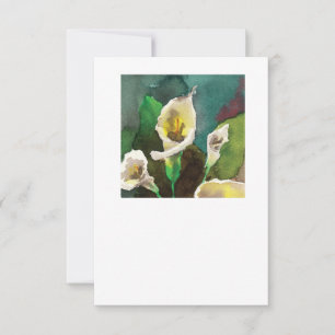 Calla Lilies card