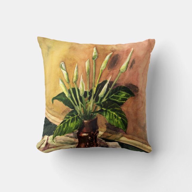 Calla lilies cushion (Front)