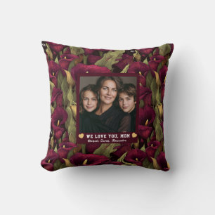 Calla Lilies Happy Birthday Mum Nursery Decor Cushion