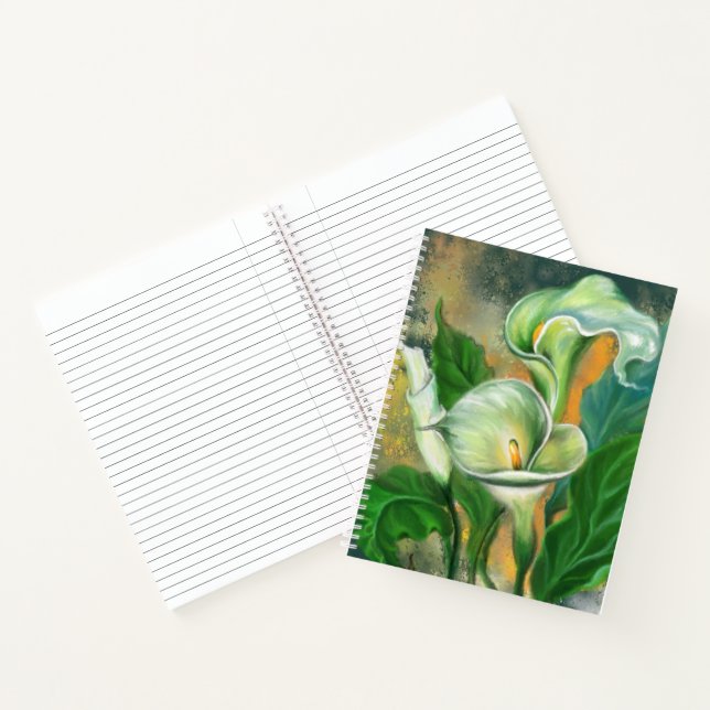 Calla Lilies Notebook (Inside)