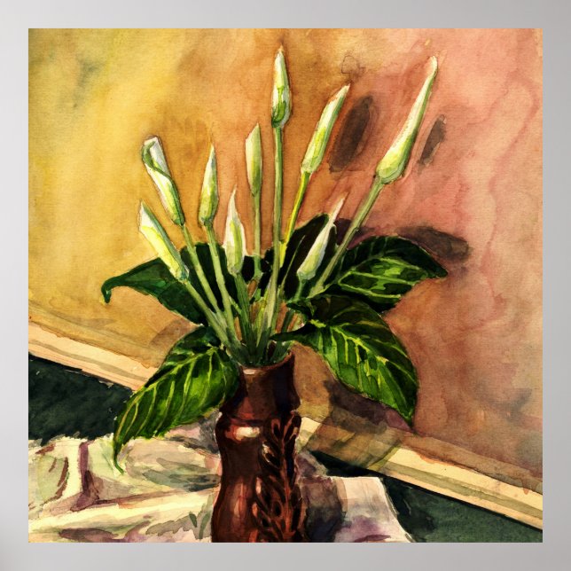 Calla lilies poster (Front)
