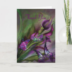 Calla Lilies Thank You Card