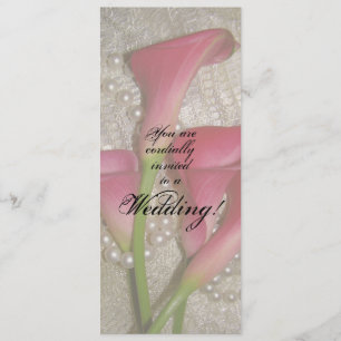 Calla Lilies Wedding Invitation