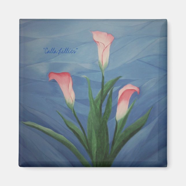 "Calla Lillies" Magnet (Front)