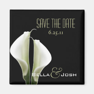 Calla Lillies Save the Date Magnet