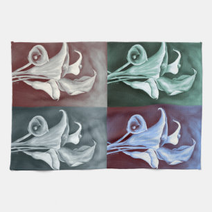 Calla Lillies Tea Towel