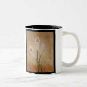 Calla Lillies Two-Tone Coffee Mug