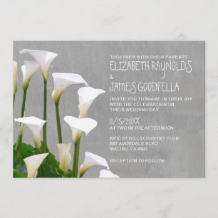 Calla Lillies Wedding Invitations