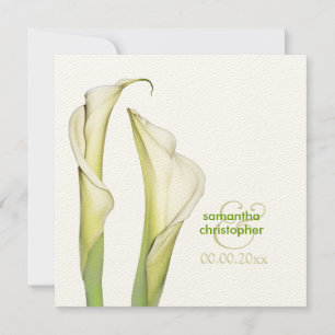 Calla lillies/wedding Invitations