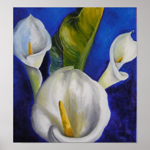 calla lilly poster