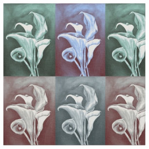 Calla Lilly - Retro Pattern Fabric