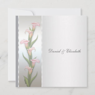 Calla Lily 25th Anniversary Party Invitation