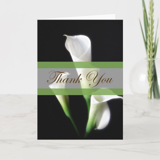 Calla Lily 3 Thank You (Front)