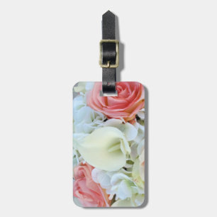 Calla Lily and Roses Luggage Tag