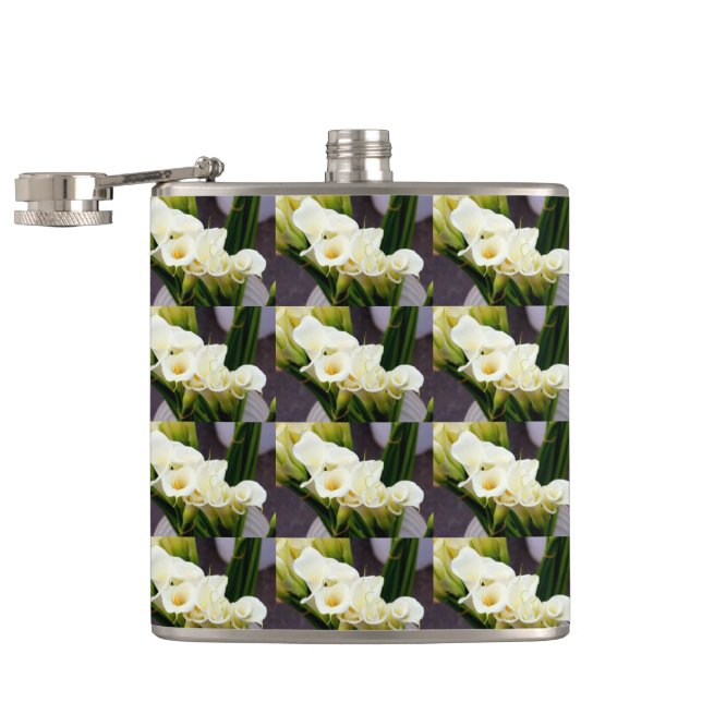 calla lily bouquets flask (Opened)