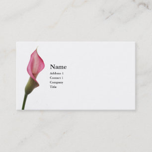 Calla Lily Business Card
